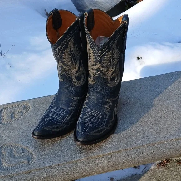 Old Gringo Distressed Blue Boot Sz 9.5B - Picture 15 of 16